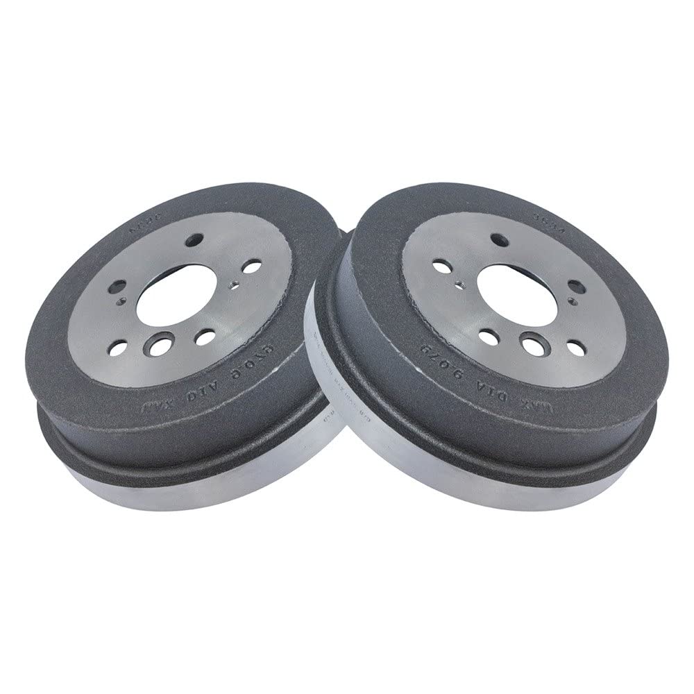 Trq Rear Brake Drum Pair Set For 1992-2006 Toyota Camry / 1999-2003 Toyota Solara