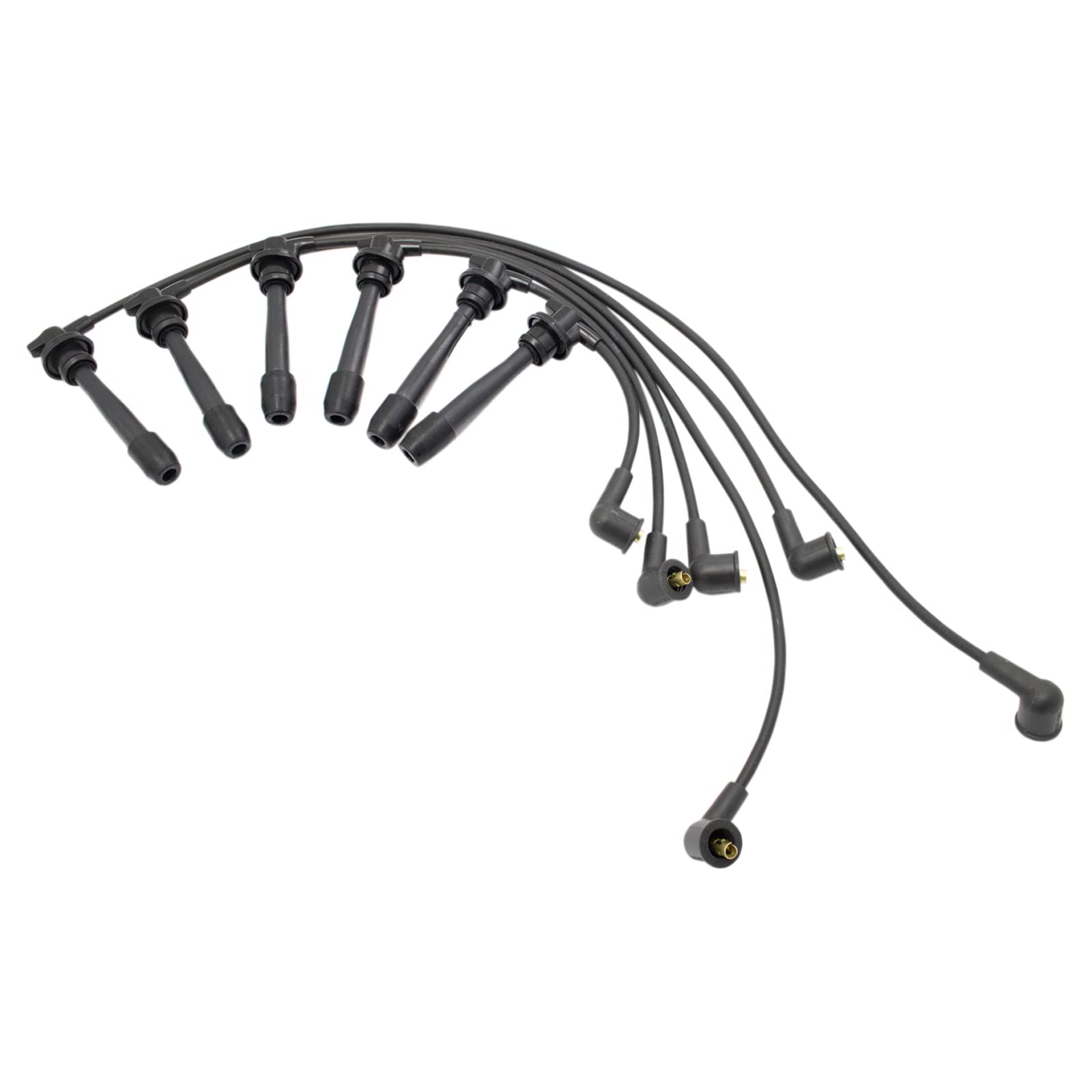 Trq Engine Ignition Spark Plug Wire Kit Set Compatible With Hyundai Tucson Kia Sportage 2.7L Nrew