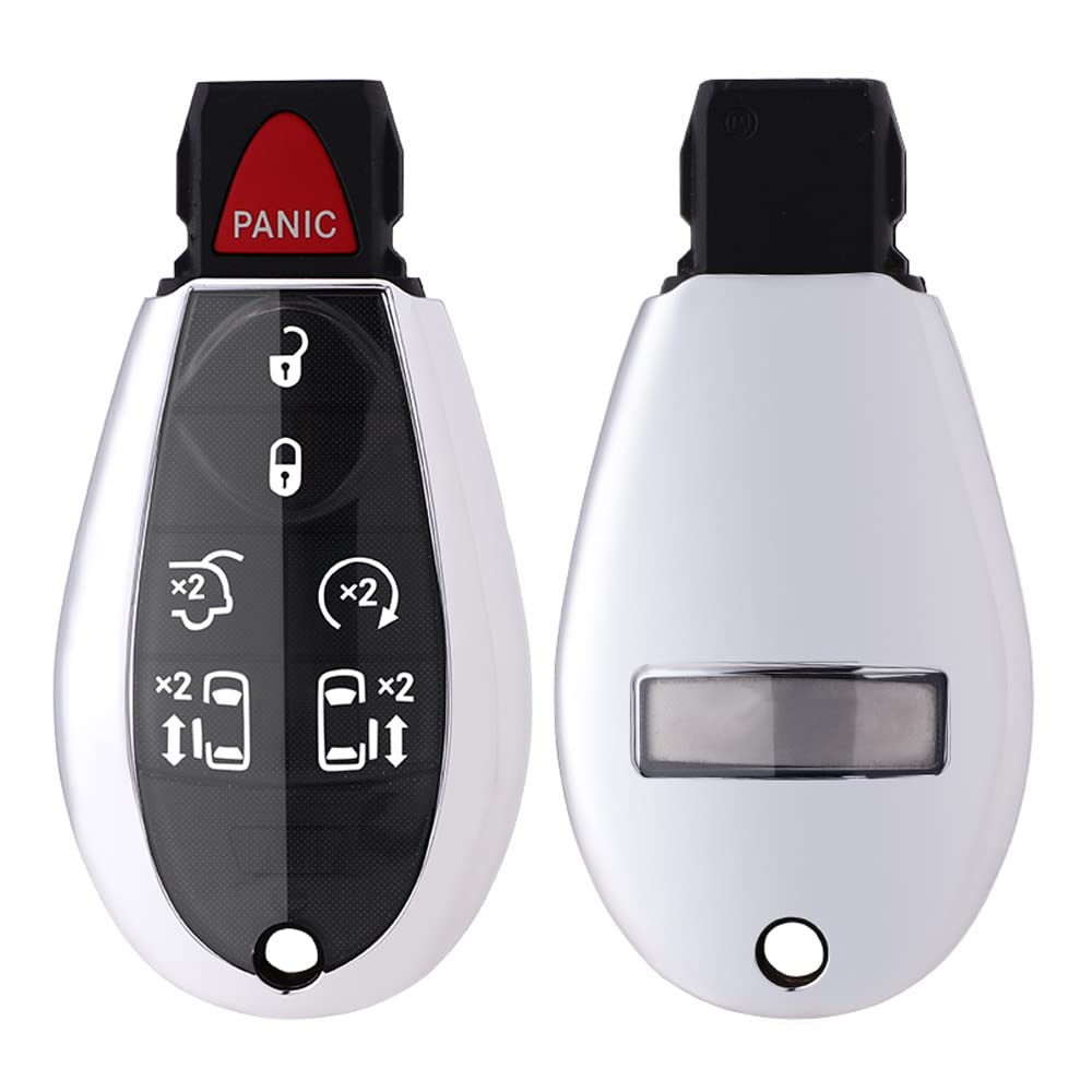 Horande Soft TPU Protector Key Fob Cover Case fit for Dodge Ram 1500 2500 3500 Charger Challenger Durango Grand Caravan Journey 