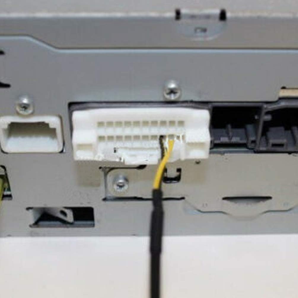 EWAY Backup Camera RCA Adapter for Jeep, Chrysler, Dodge - 20 Pin Video Input Harness for MyGIG Navigation Systems, Yellow