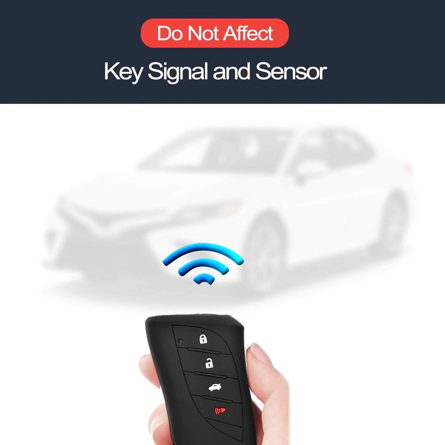 Infipar 2Pcs Compatible With Lexus Es250 Es300H Es350 Nx250 Nx350 Nx350H Nx450H+ Lx600 Rx350H Tx350 Gx550 Lc500 Ls500 Rx350 Rx450H+ Rx500H Rux250H Z450E Tx500H Tx550H+ Key Fob Cover Case Keychain