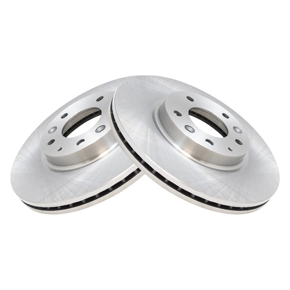 Trq Front Brake Rotors Set Vented Compatible With 2006-2012 Ford Fusion 2007-2012 Lincoln Mkz 2006 Zephyr 2006-2013 Mazda 6 2006