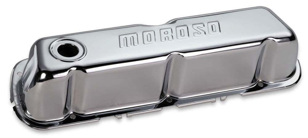 Moroso 68201 Chrome Valve Covers, Fits Small Block Ford 289/302/351W 5.0/5.8