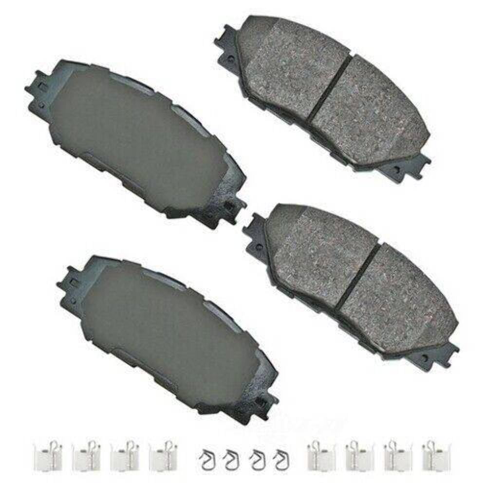 Akebono-Asp1210A Ultra-Premium Ceramic Front Brake Pads, Grey