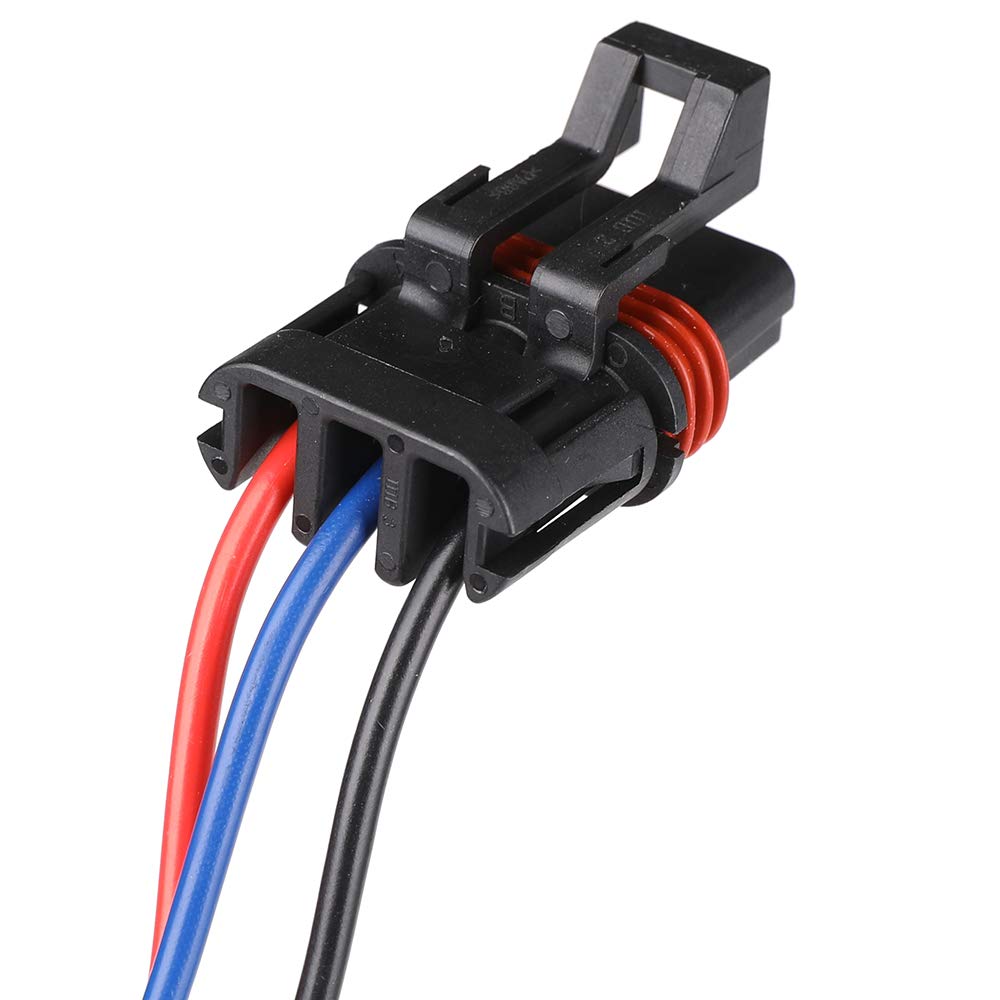 12Awg Pulse Power Plug Pigtail Connector Compatible With 2018 2019 2020 2021 Polaris Ranger Xp 1000 /Rzr Rs1 Pro General - Bus Bar Harness Pigtail Connectors 6Pcs (6 Pcs)