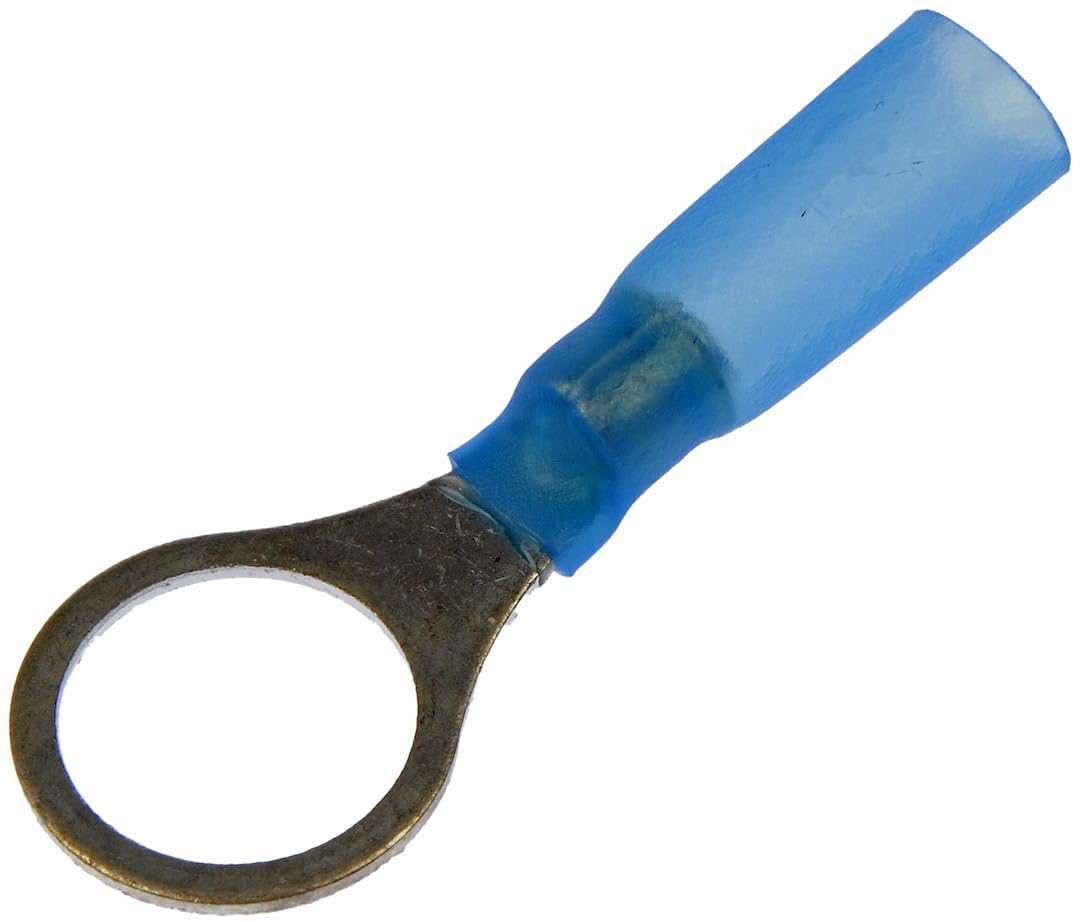 Dorman 85218 16-14 Gauge Ring Waterproof Terminal, 3/8 In., Blue, 10 Pack Universal Fit