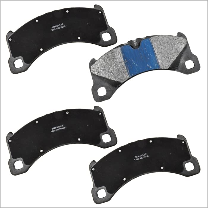 Bendix Premium Sbm1769 Semi-Metallic Front Brake Pads For Porsche Macan 2018-2015, Panamera 2018, Panamera 2023-2020