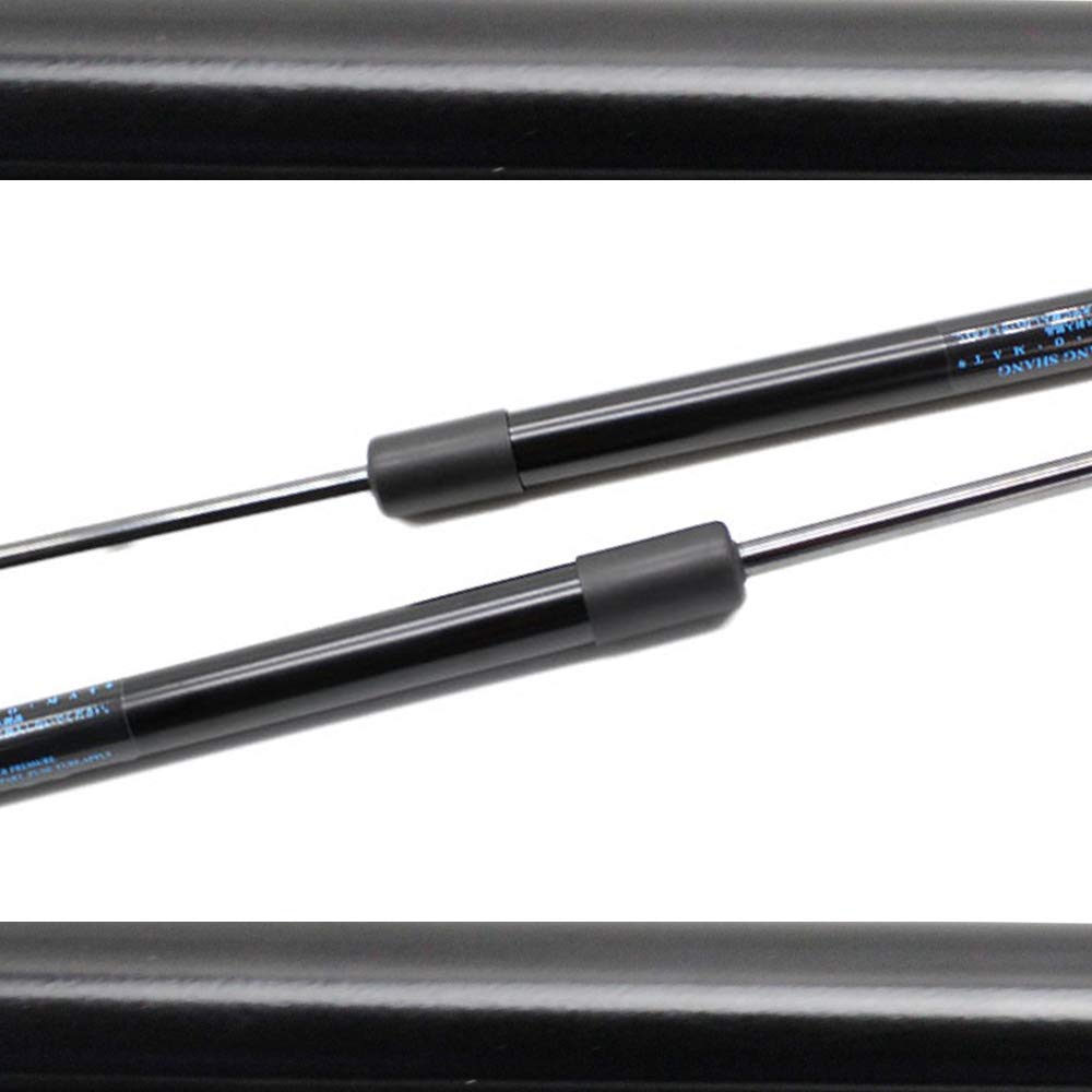 Kunsyoukim Lift Supports For Ford Mustang Mk6 2015-2020 Front Bonnet Hood Modify Carbon Fiber Gas Charged Shock Dampers Spring Struts Bar (2 Pcs) (Normal Black)