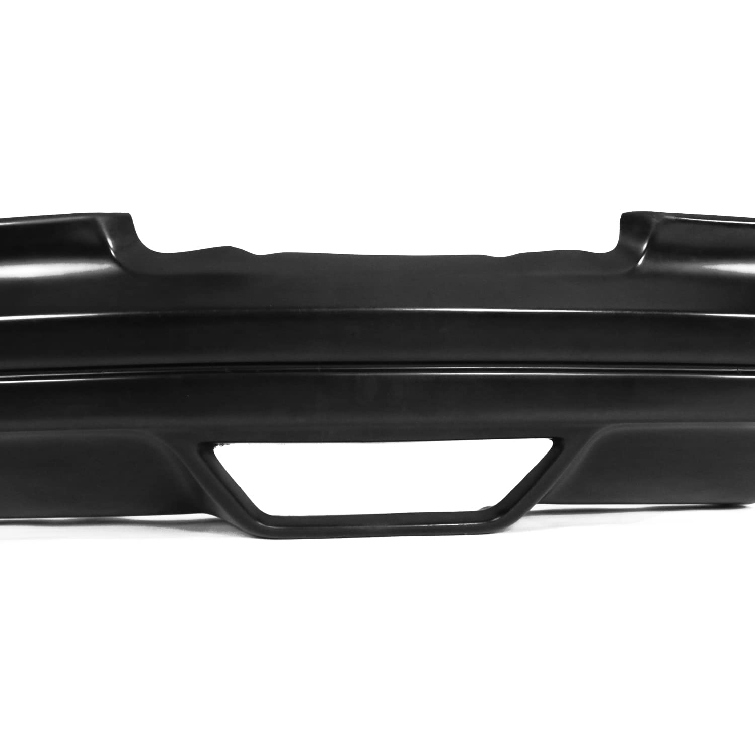 Rear Bumper Lip Compatible With 2002-2004 Acura RSX, Unpainted Black PU Rear Splitter Spoiler Valance Chin Diffuser Body Kit by IKON MOTORSPORTS, 2003
