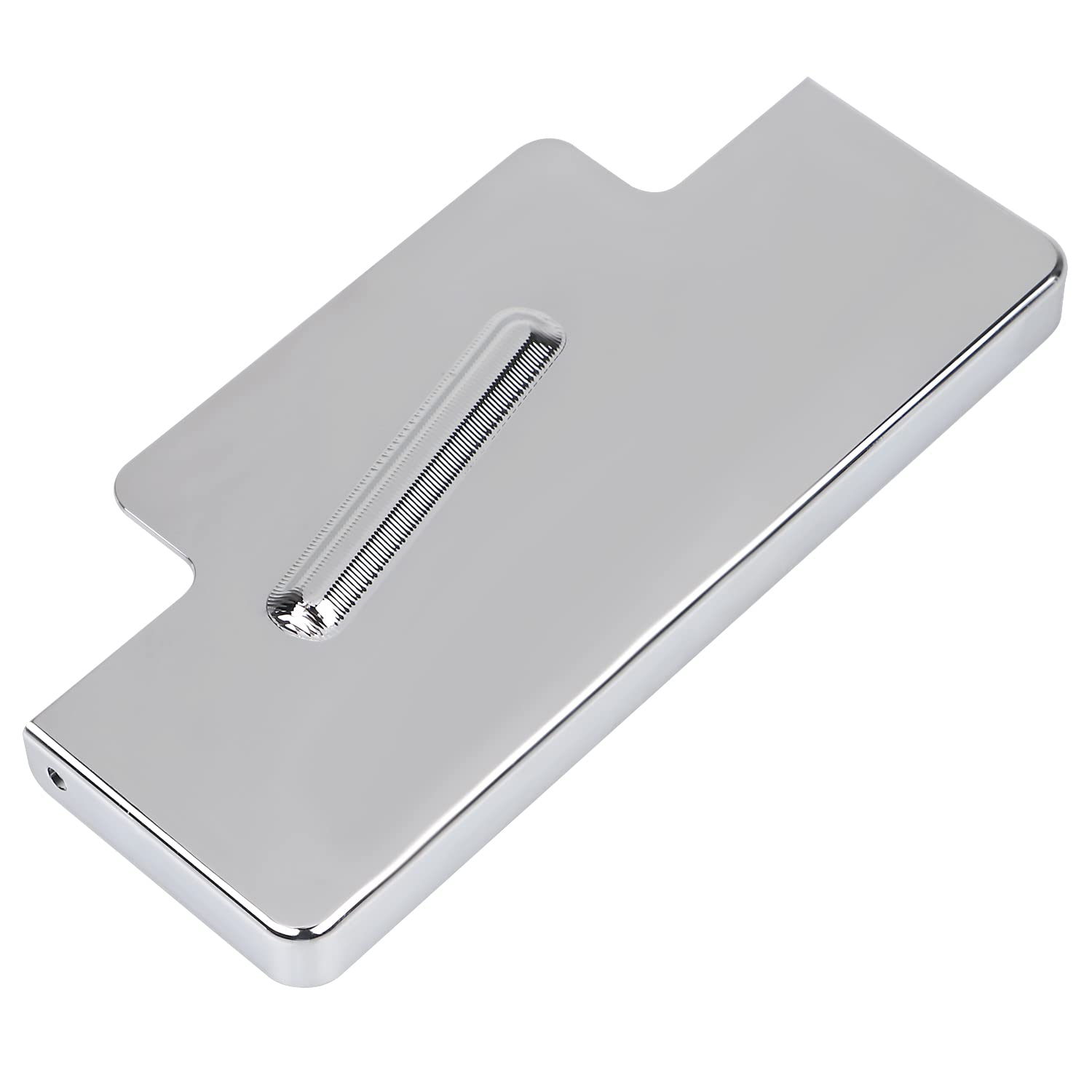 Bid4Ze Chrome Battery Top Cover Batteries Cover Kit Compatible With Harley Dyna Wide Glid Super Glide Low Rider Fxd Fxdl