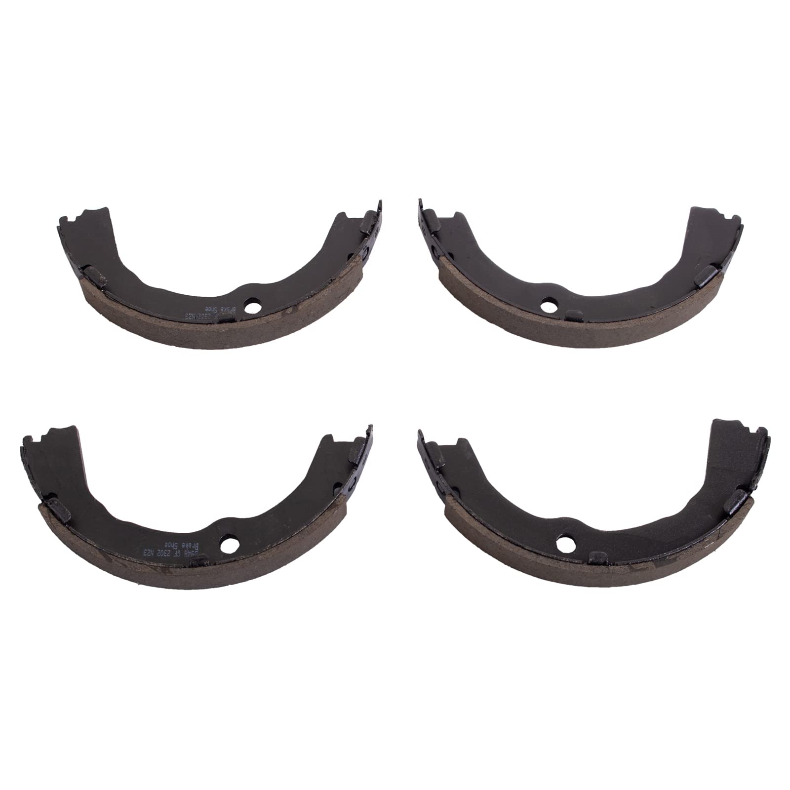 Trq Rear Brake Pad & Rotor Kit Brake Pads Brake Rotor Parking Brake Shoe Set Ceramic Compatible With 2009-2014 Cadillac Cts