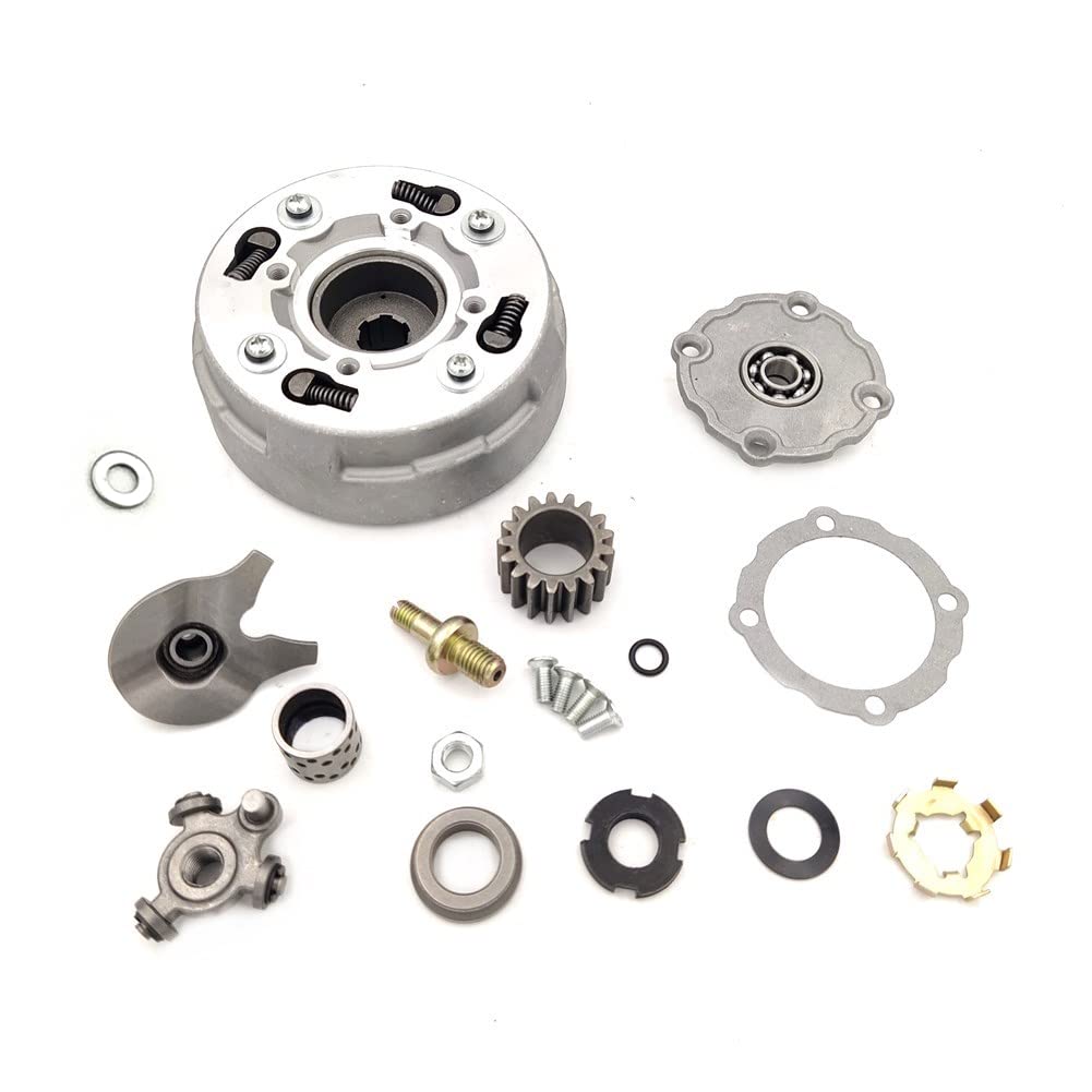 Ztdzzh 17 Teeth Clutch Assembly Fit Semi Auto 50Cc 70Cc 90Cc 110Cc 125Cc Dirt Bike Engine Kazuma Taotao Sunl