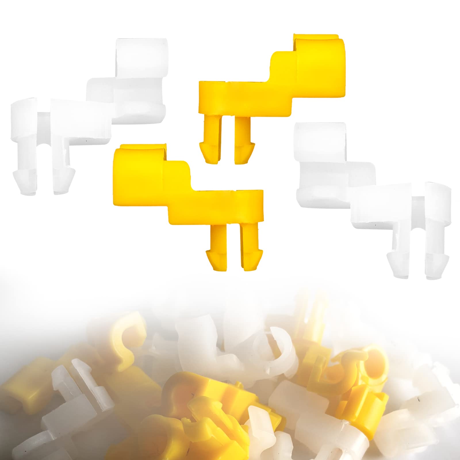 20Pcs Tailgate Handle Door Lock Rod Clips Tailgate Handle Rod Clip Replacement For Toyota Tundra Camry Corolla Echo Highlander 69293-12030 69293-12040