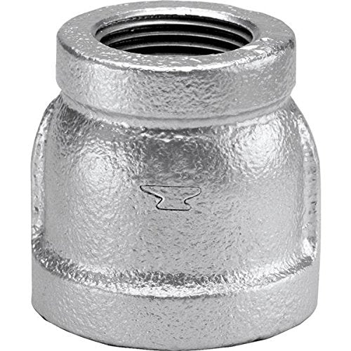 Anvil 3/4 in. FPT x 1/2 in. Dia. FPT Galvanized Malleable Iron Reducing Coupling