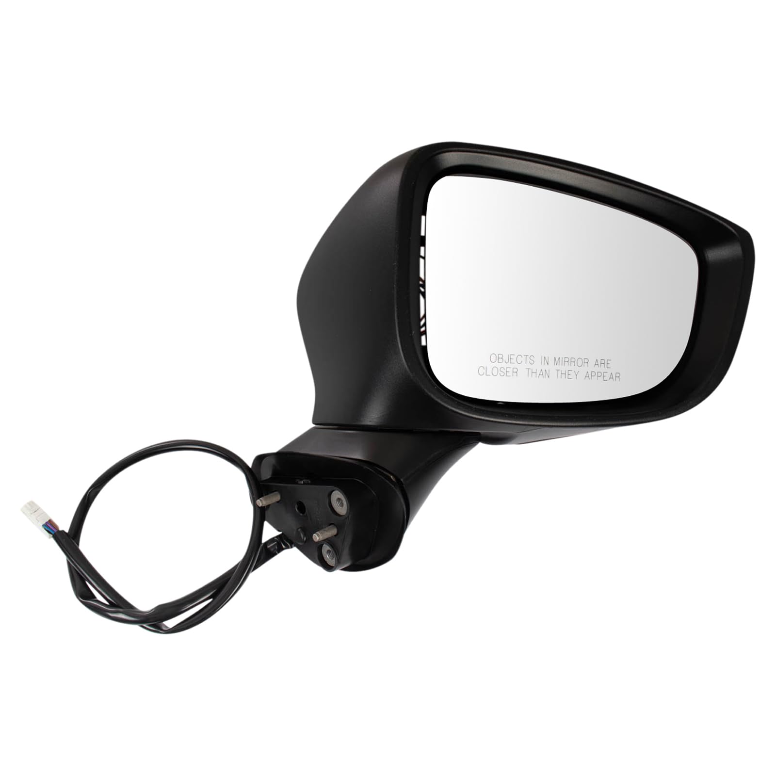 Trq Right Mirror With Heat Without Memory Without Blind Spot Indicator Passenger Side Compatible With 2017-2020 Mazda 6 Ma132121