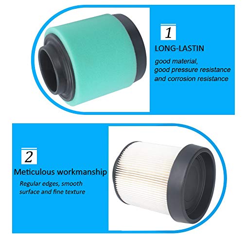 1253372 Air Filter Pre Filter Kit Replacement Compatible With Polaris Trail Boss 325 330 2X4 4X4 Magnum Blazer Quad Atv 2001-2009