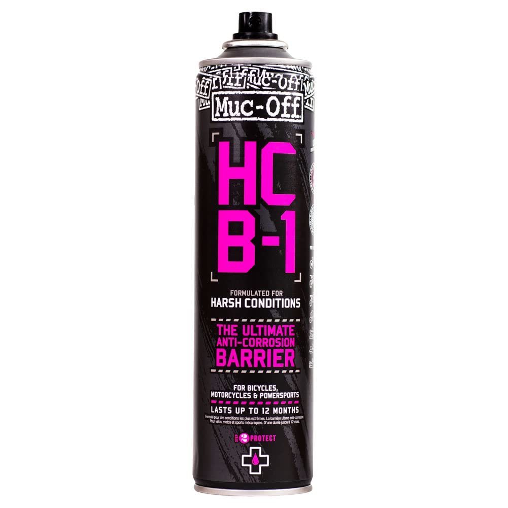 Muc Off HCB-1, 13.5 fl oz - Anti Corrosion Spray, Rust Inhibitor, Harsh Conditions Barrier - Anti Rust Spray for Bikes, Motorcyc