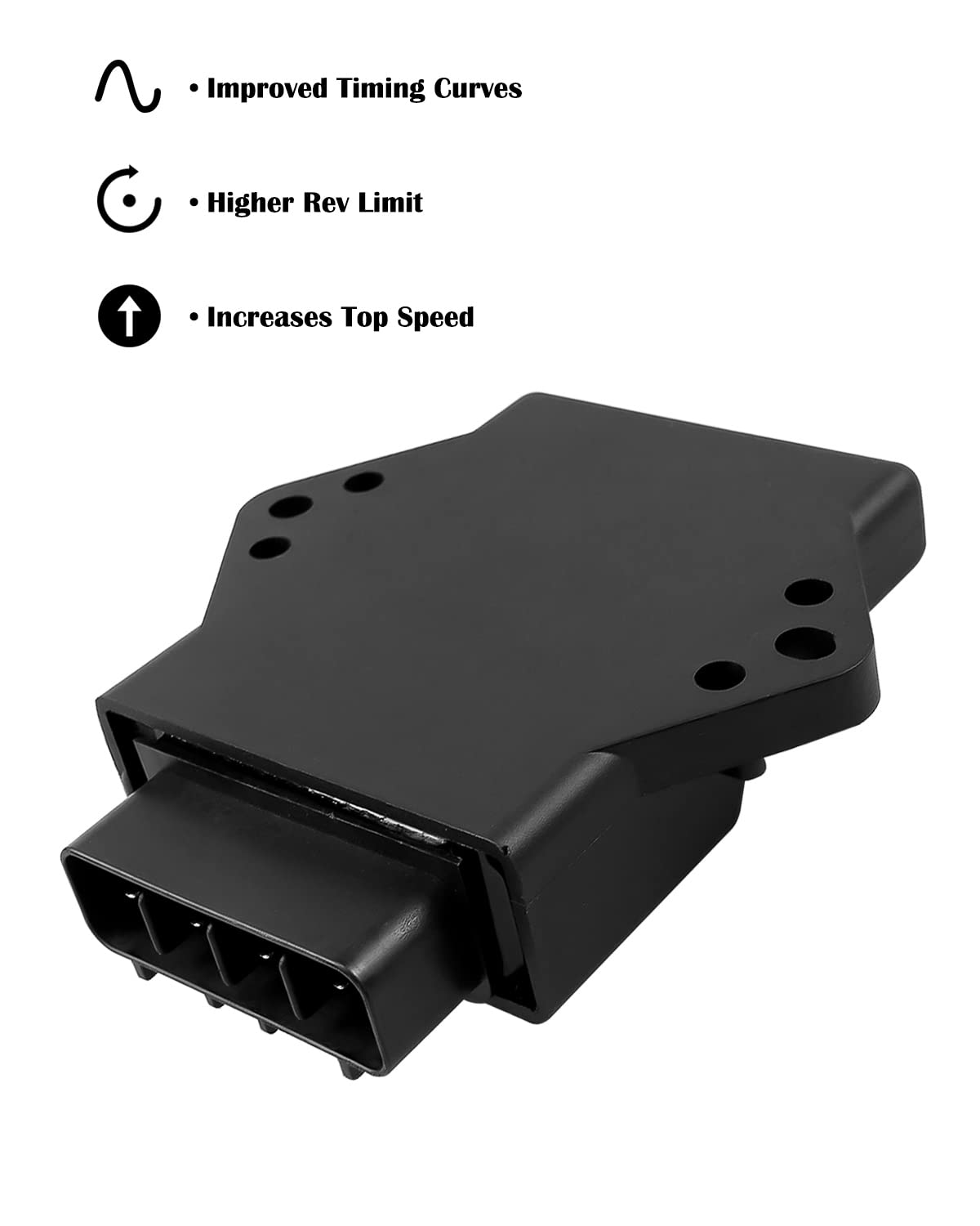 Emiho Cdi Ignition Box Fit For Suzuki Ltz400 Kawasaki Kfx400 Arctic Cat Dvx400 2003-2004 Replace Pe-C-As K400-A