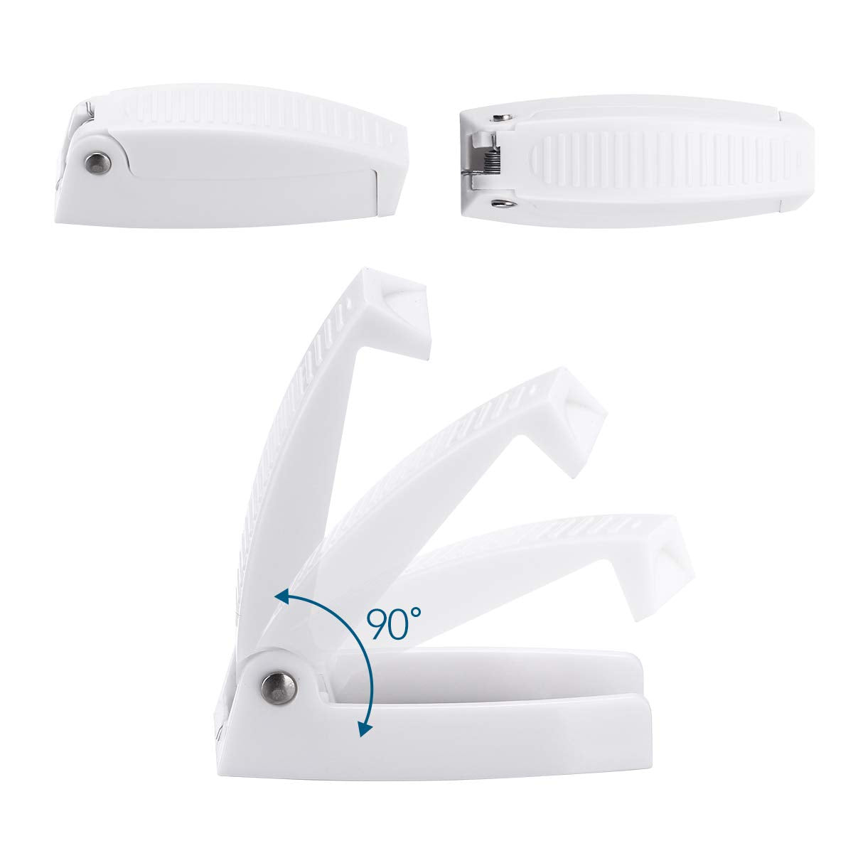 Miady Rv Baggage Door Catch -Holds Rv Baggage Compartments And Doors Open, Durable Material And Simple Installation- White