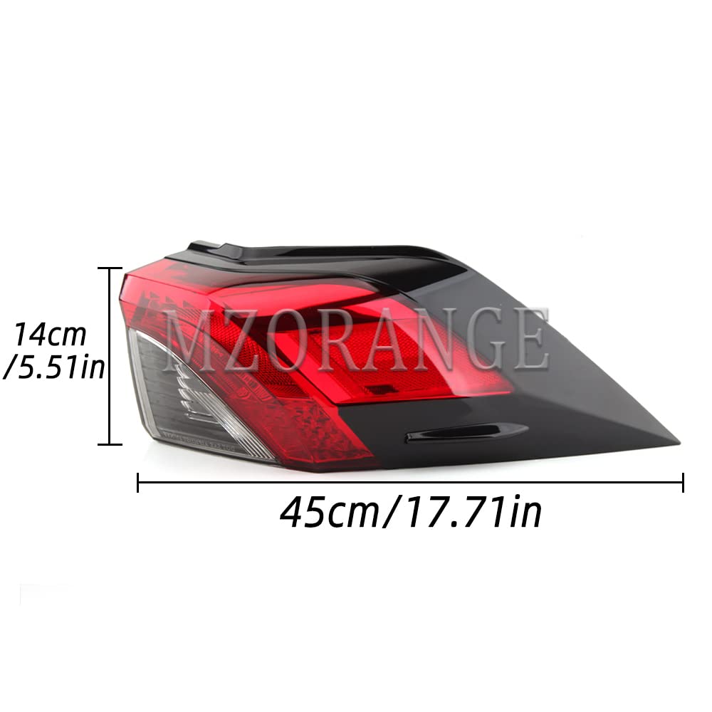 Mzorange Tail Light Rear Brake Lamp For Toyota Rav4 2019 2020 2021(Right Passenger Side)