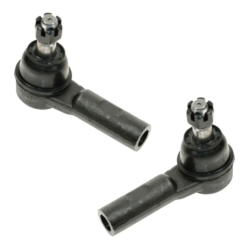 Trq Front Outer Tie Rod Set Compatible With 2006-2010 Dodge Ram 1500 2011-2012 Ram 1500