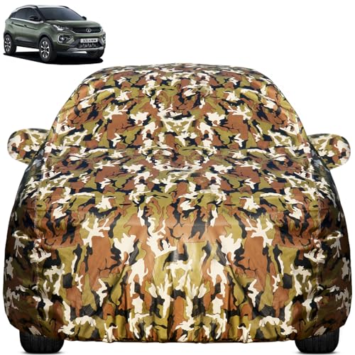Pivalo Car Body Cover For Tata Nexon All Model & Years (20172025) 100% Waterproof With Mirror Pockets, Triple Stitched Dustproo
