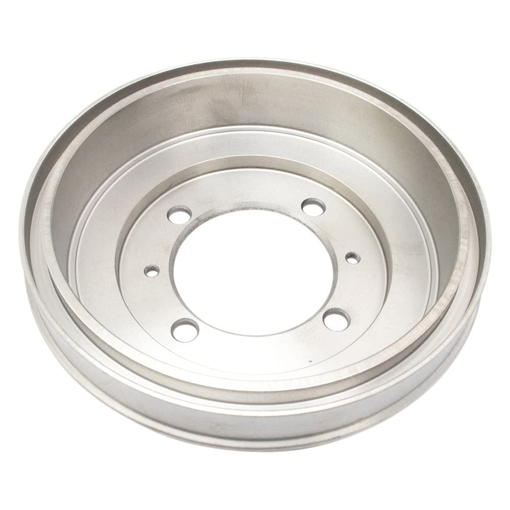 Trq Rear Brake Drum Pair Set Compatible With 2002-2007 Mitsubishi Lancer/Models With 15 Inch Wheel