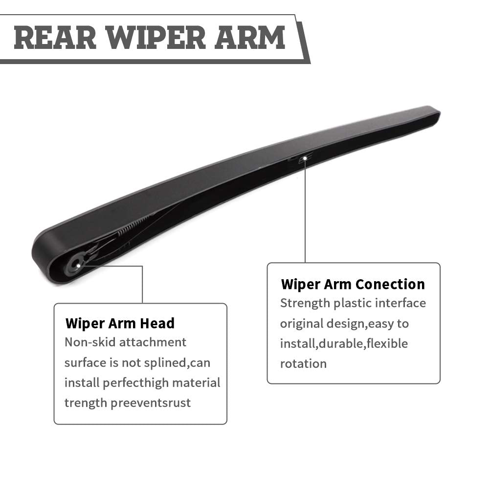 Hodee Rear Wiper Arm Blade Nut Set Replacement For Chevrolet Chevy Equinox Gmc Terrain 2010-2017,Lt,Rear Wiper Cover Accessories