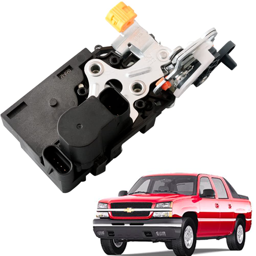Unikpas Rear Left Driver Side Door Lock Actuator Compatible For Chevrolet Silverado 2001-2006 Gmc Sierra 1500 2001-2006 Gmc Yukon 2000-2006 Cadillac Escalade 2002-2006 Replaces 15110651 15068504