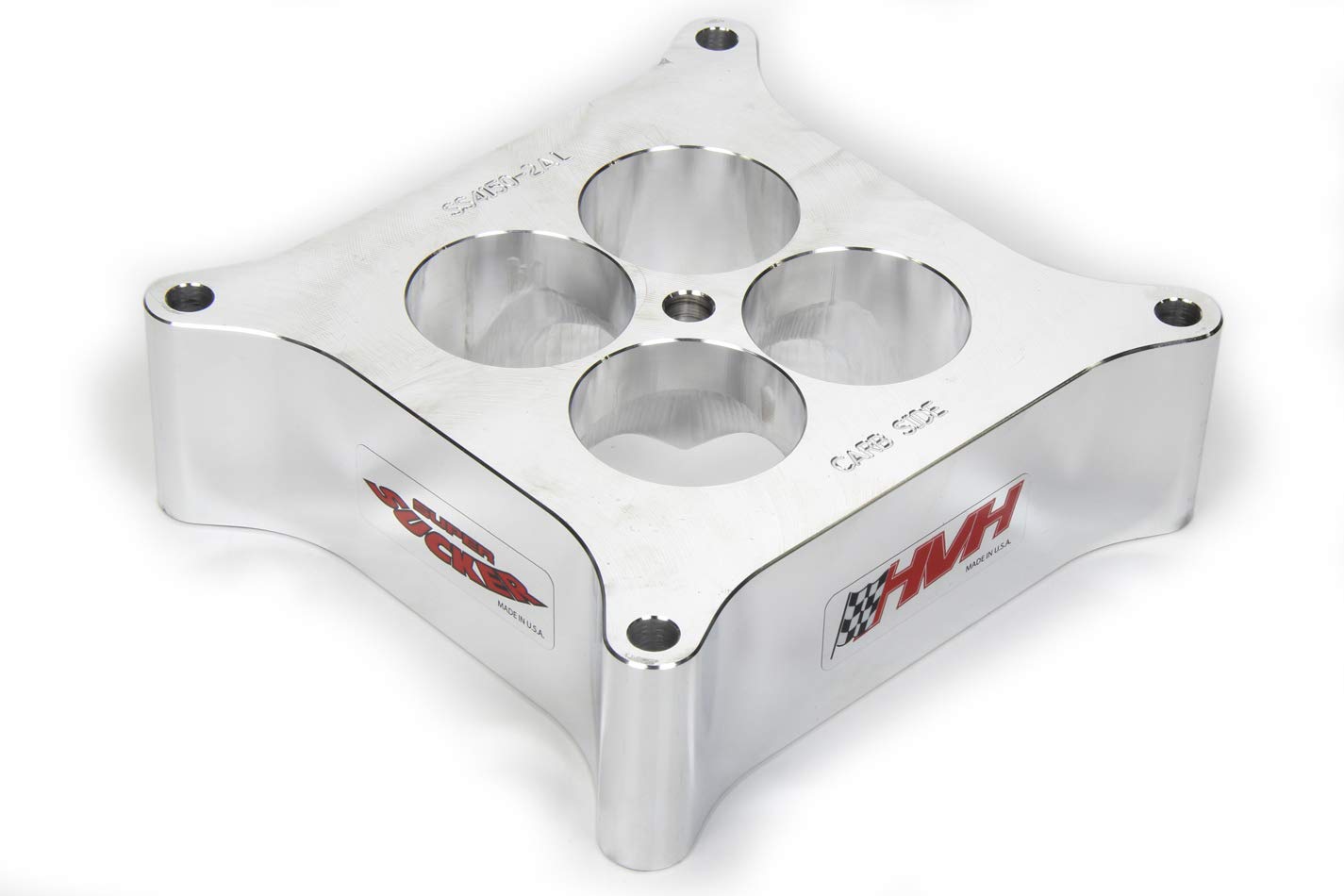 High Velocity Heads SS4150-2AL Super Sucker 2'' Aluminum Carburetor Spacer for 4150 Flange
