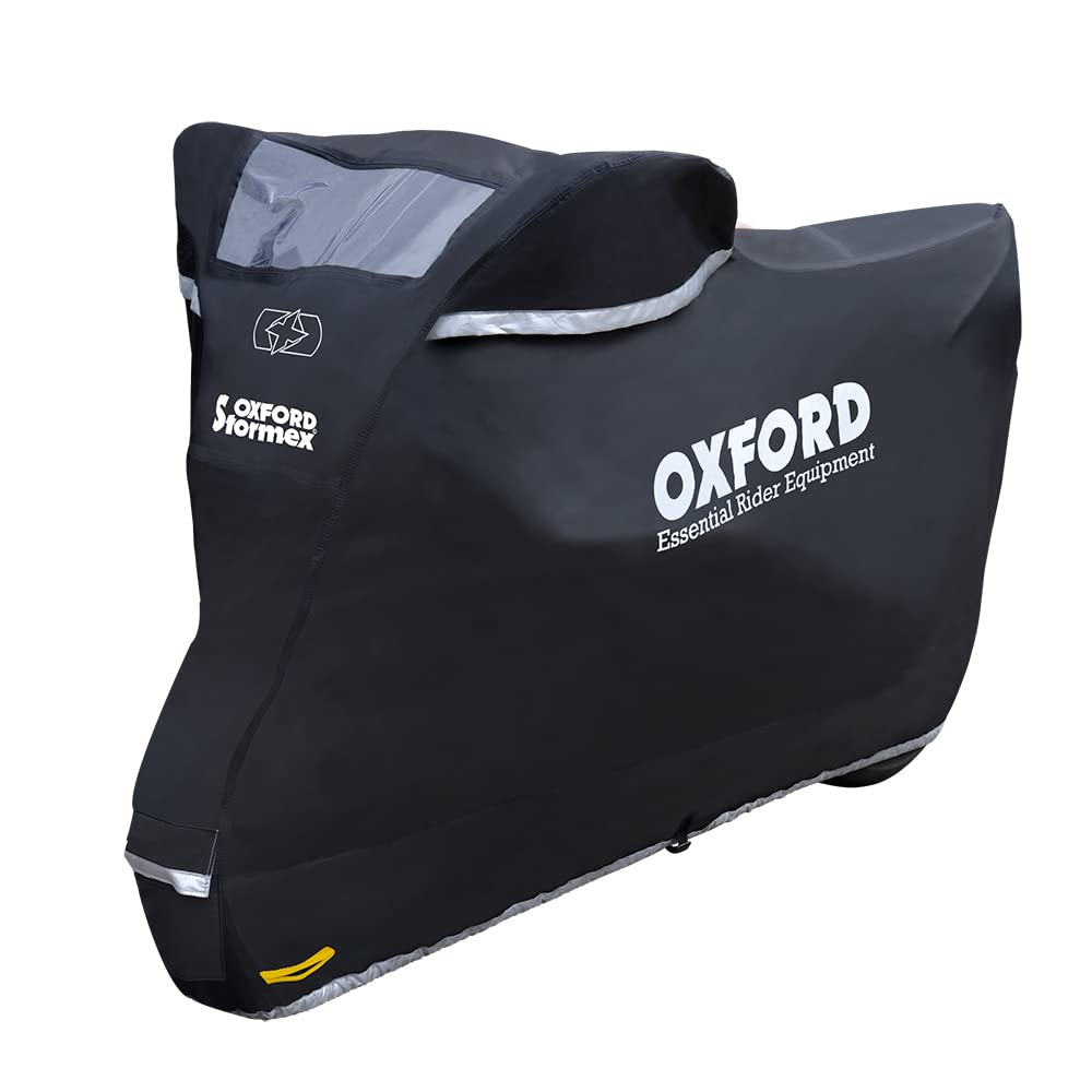 Oxford - Stormex Cover Outdoor Motorcycle Protective Cover, Black