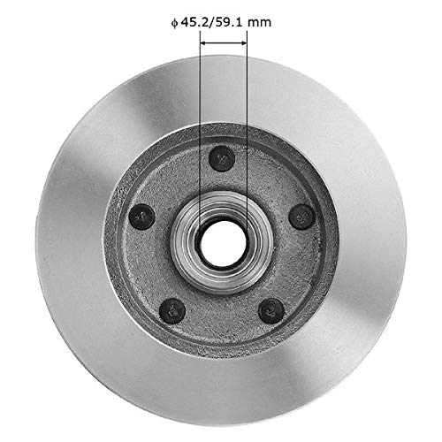 Bendix Premium Prt1907 Front Brake Rotor For Ford E-150 Econoline 2001-1994, F-150 1996-1990