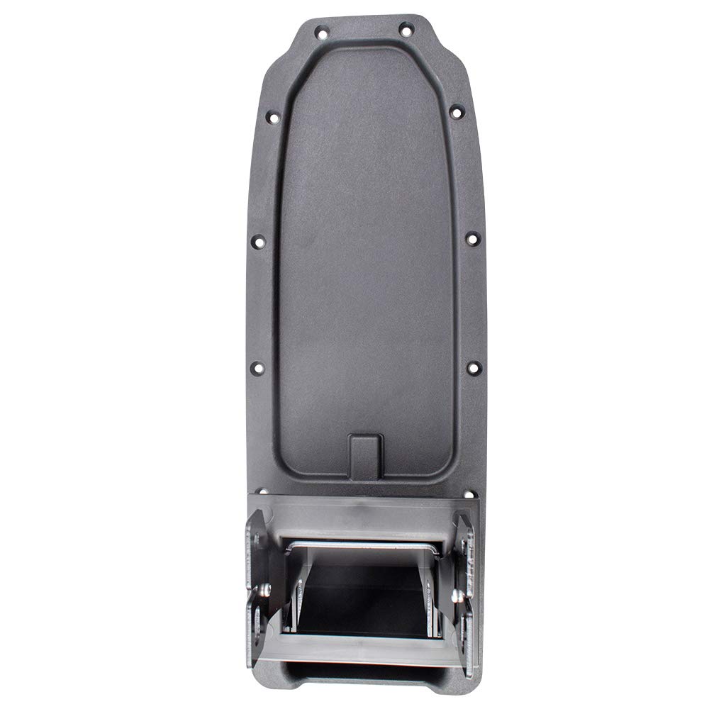 Brock Replacement Black Full Center Console Armrest Repair Kit Base & Hinges Compatible with 04-11 Ranger Pickup Truck 3L5Z 1004