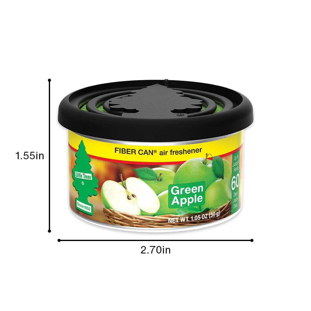 Little Trees Car Air Freshener. Fiber Can Provides A Long-Lasting Scent For Auto Or Home. Adjustable Lid For Desired Strength. G