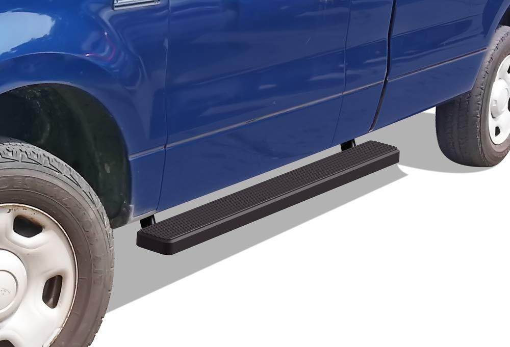 APS Running Boards (Nerf Bars Side Steps Step Bars) Compatible with Ford F150 2004-2008 Regular Cab (Exclude 04 Heritage) (Black