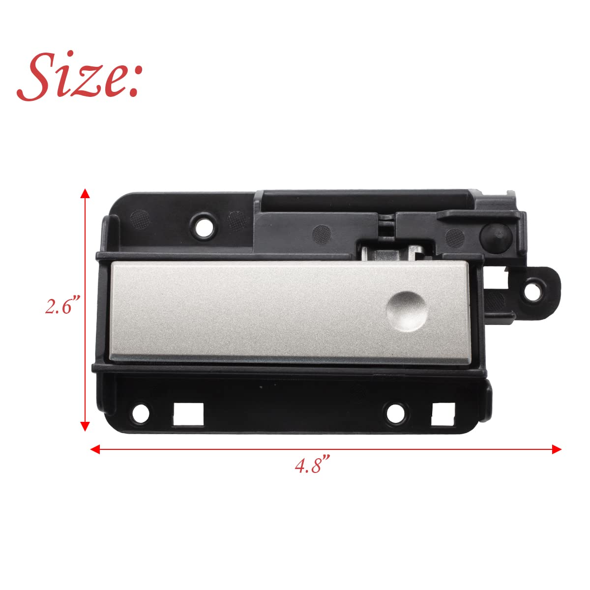 RLB-HILON Glove Box Latch Handle Compatible with Chevy Silverado GMC Sierra 1500 2500 HD 3500 HD 2007 2008 2009 2010 2011 2012 2
