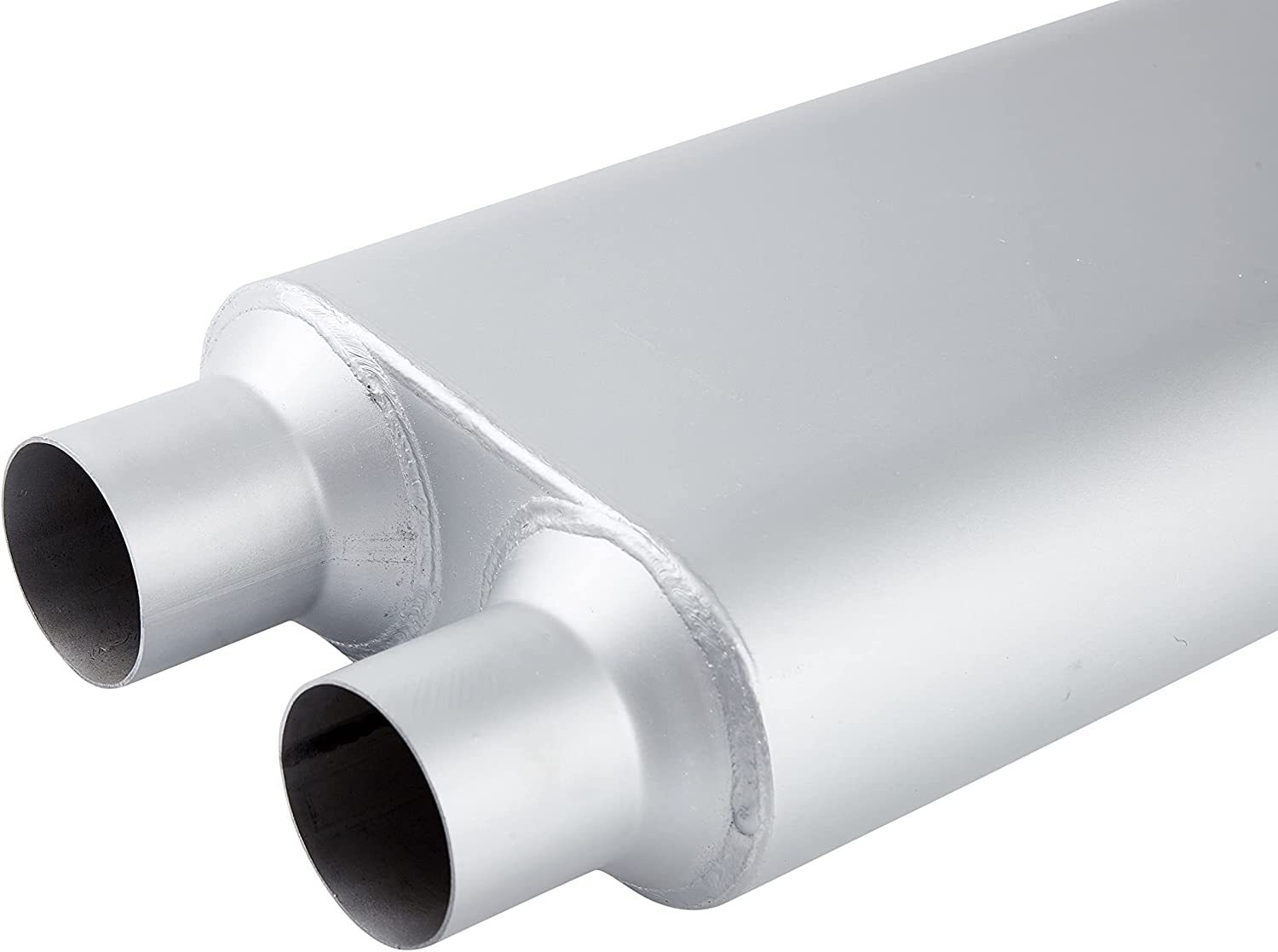 Universal Exhaust Muffler With Aggressive Sound, Anti-Corrosive Muffler, Chamber Performance Mufflers For Cars, Trucks(3'' Cente