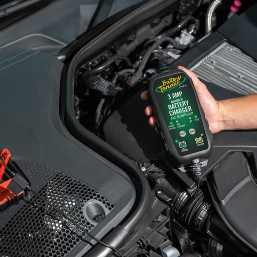Battery Tender 3 Amp Battery Charger And Maintainer - Automotive Switchable 12V Or 6V Smart Fully Automatic For Cars Suvs And Tr