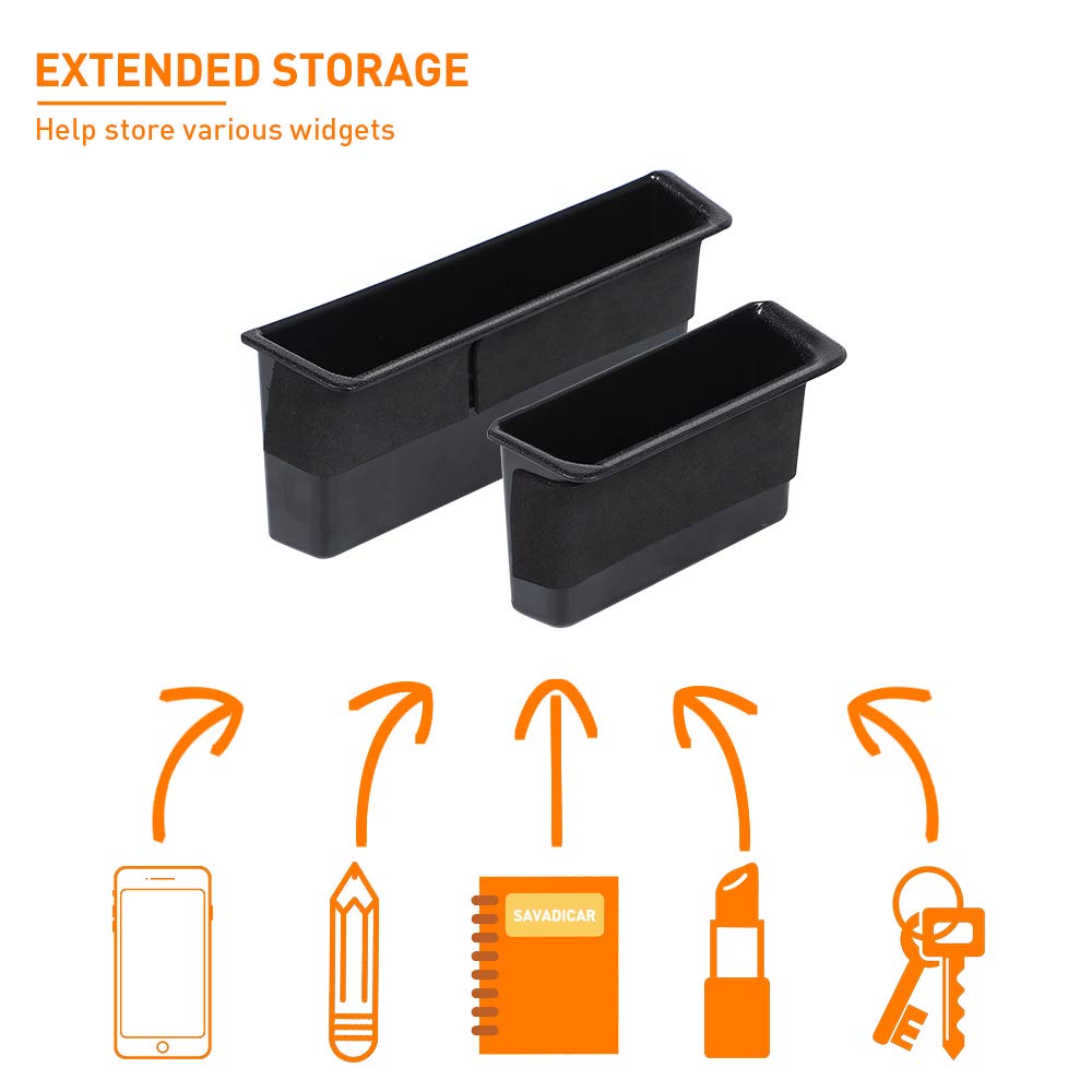 Savadicar Door Side Storage Organizer Grab Handle Box For 2007 2008 2009 2010 Jeep Wrangler Jk Jku, Interior Accessories, Black