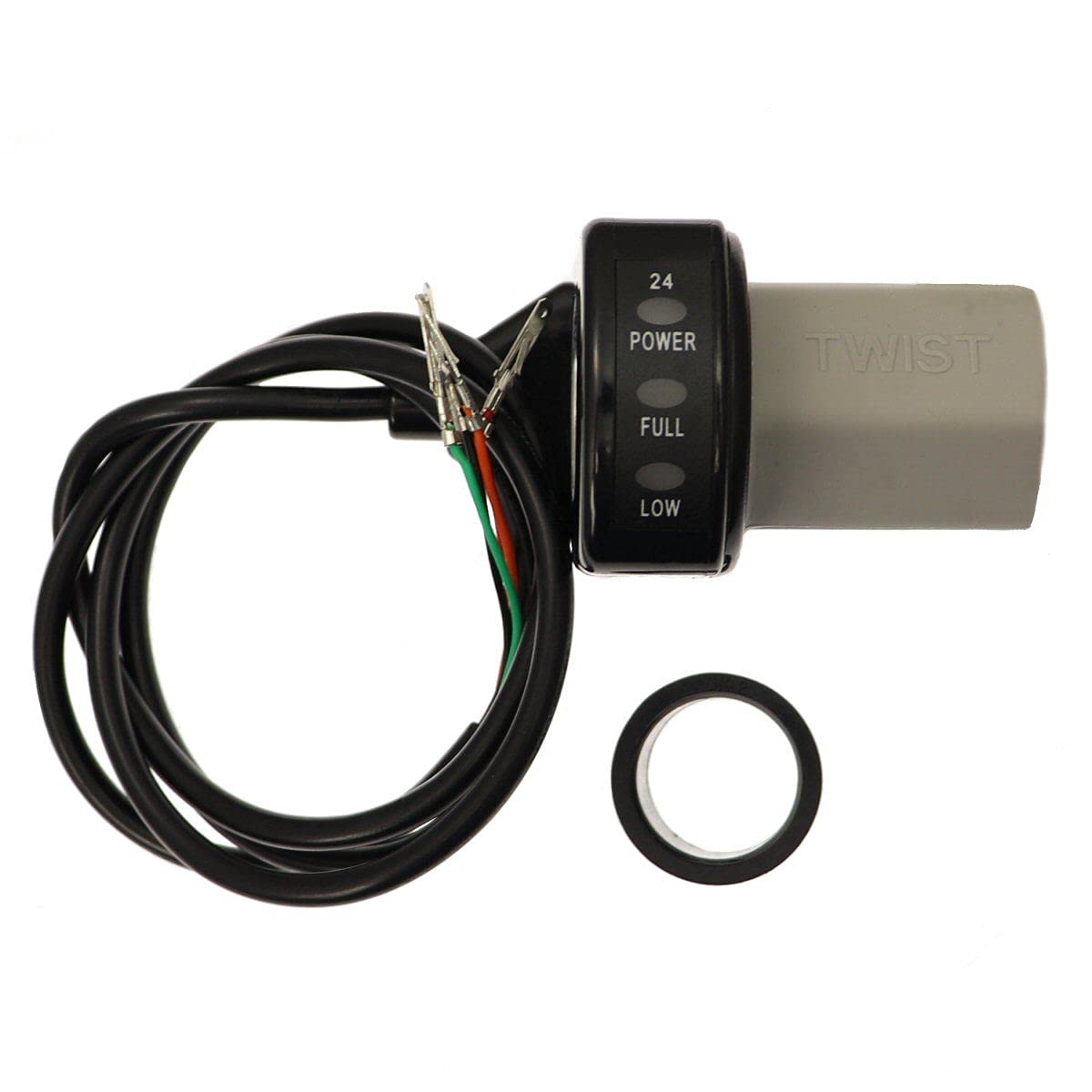4-Wire Variable Speed Twist Grip Throttle Compatible With Razor Mx350 (Version 1-7)