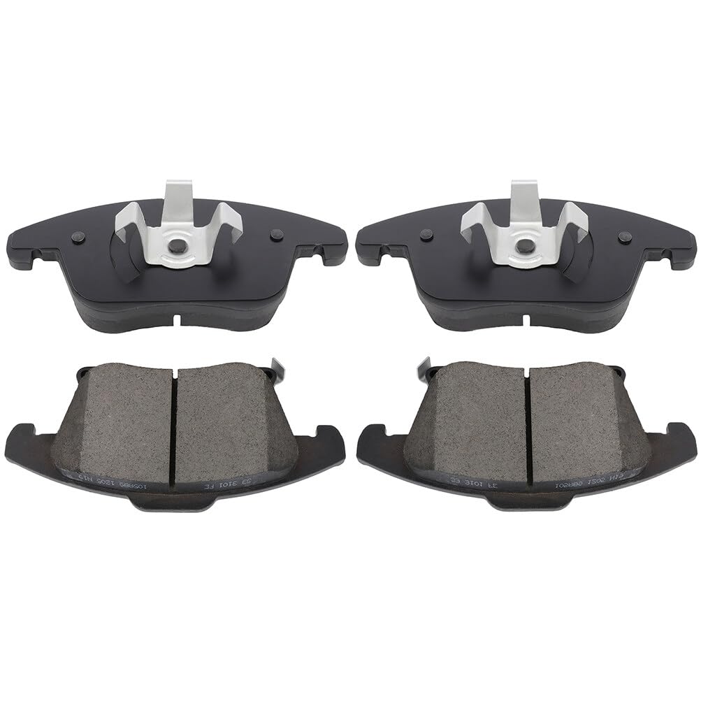 Eccpp D1653-8882 4Pcs Front Semi Metallic Disc Brake Pad Set Fit For Ford For Fusion 2013-2017 2019-2020,For Lincoln Mkz 2013-20