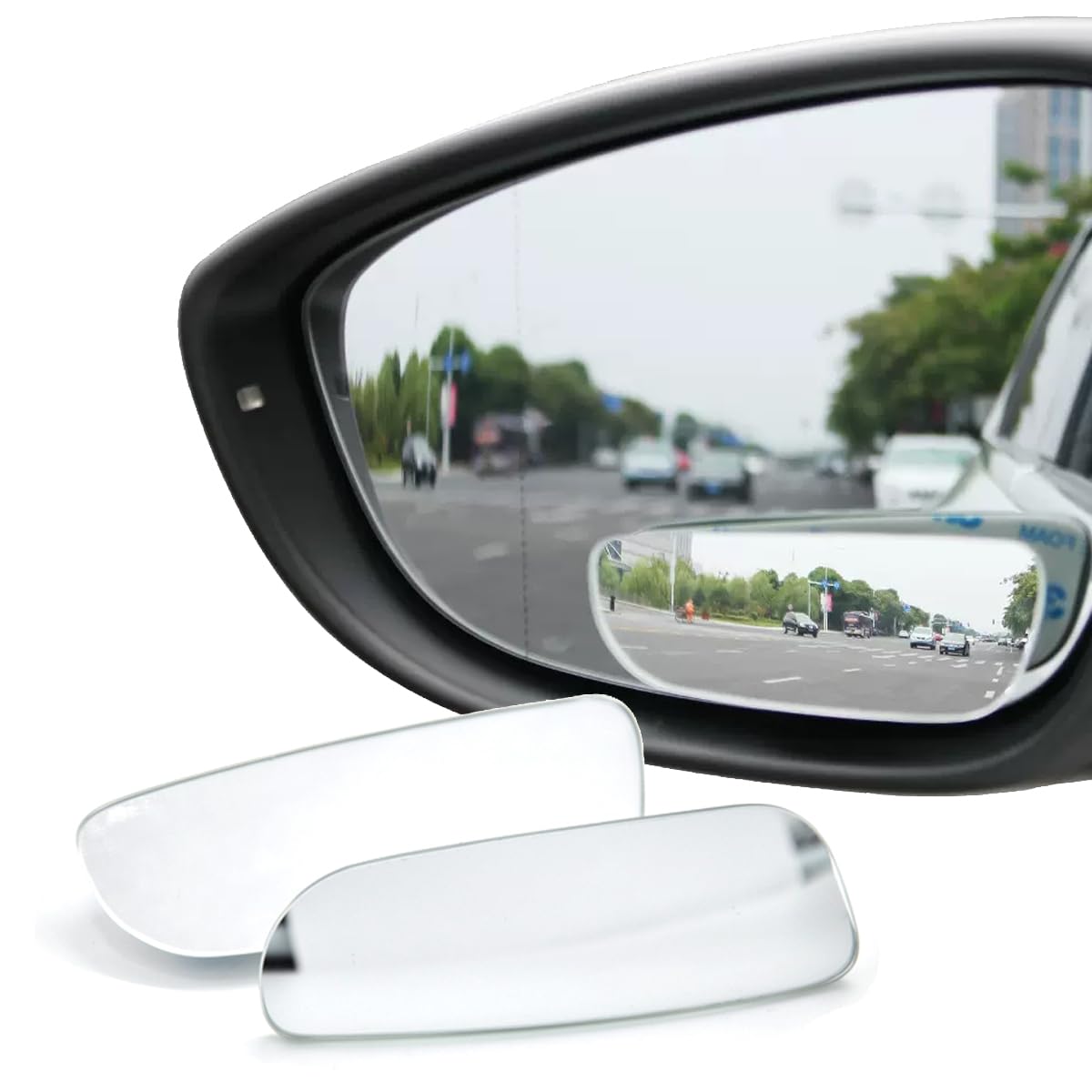 Blind Spot Mirror 2 Pack, Convex Mirror Car Blind Spot Car Mirror Blindspot Mirror For Car, Side Mirror Blindspot Rearview Mirror Accessories Car Accessories (3.66'X1.30')