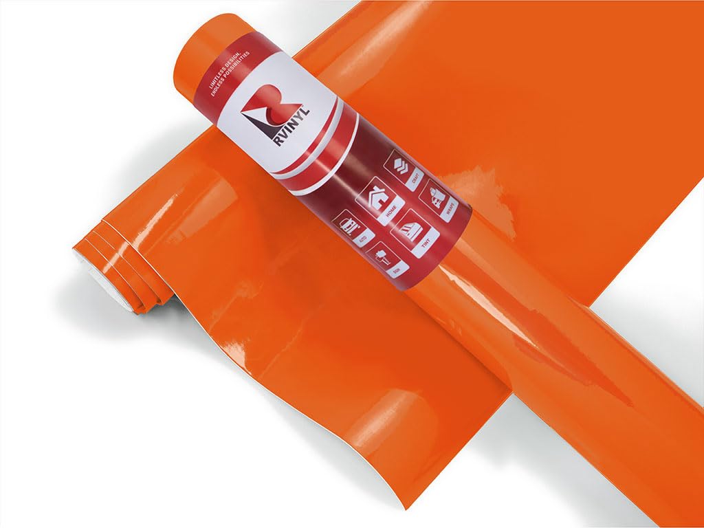 3M 2080 Series G14 Gloss Burnt Orange - 5Ft X 2Ft - 10Sq Ft - Dual Cast Thick Vinyl Car Wrapping Film - Vehicle Sheet Roll