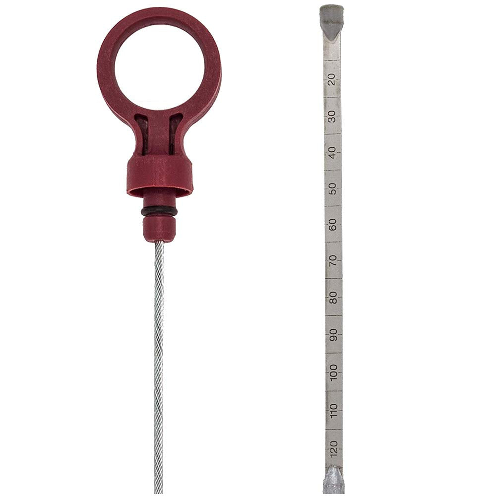 POWERWORKS Automatic Transmission Dipstick for Chrysler Jeep Dodge - Fluid Level Tool with Directions, Fits 8863B, 9336, 42RLE, NAG1, 62TE