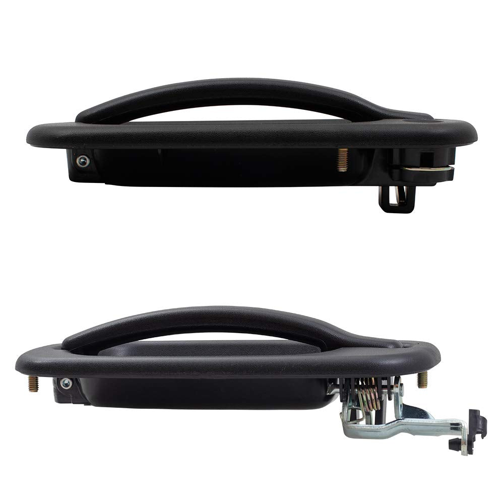 Autoandart Brock Replacement 4 Piece Set Front And Rear Outside Textured Door Handles Compatible With 99-06 Silverado Sierra Pic