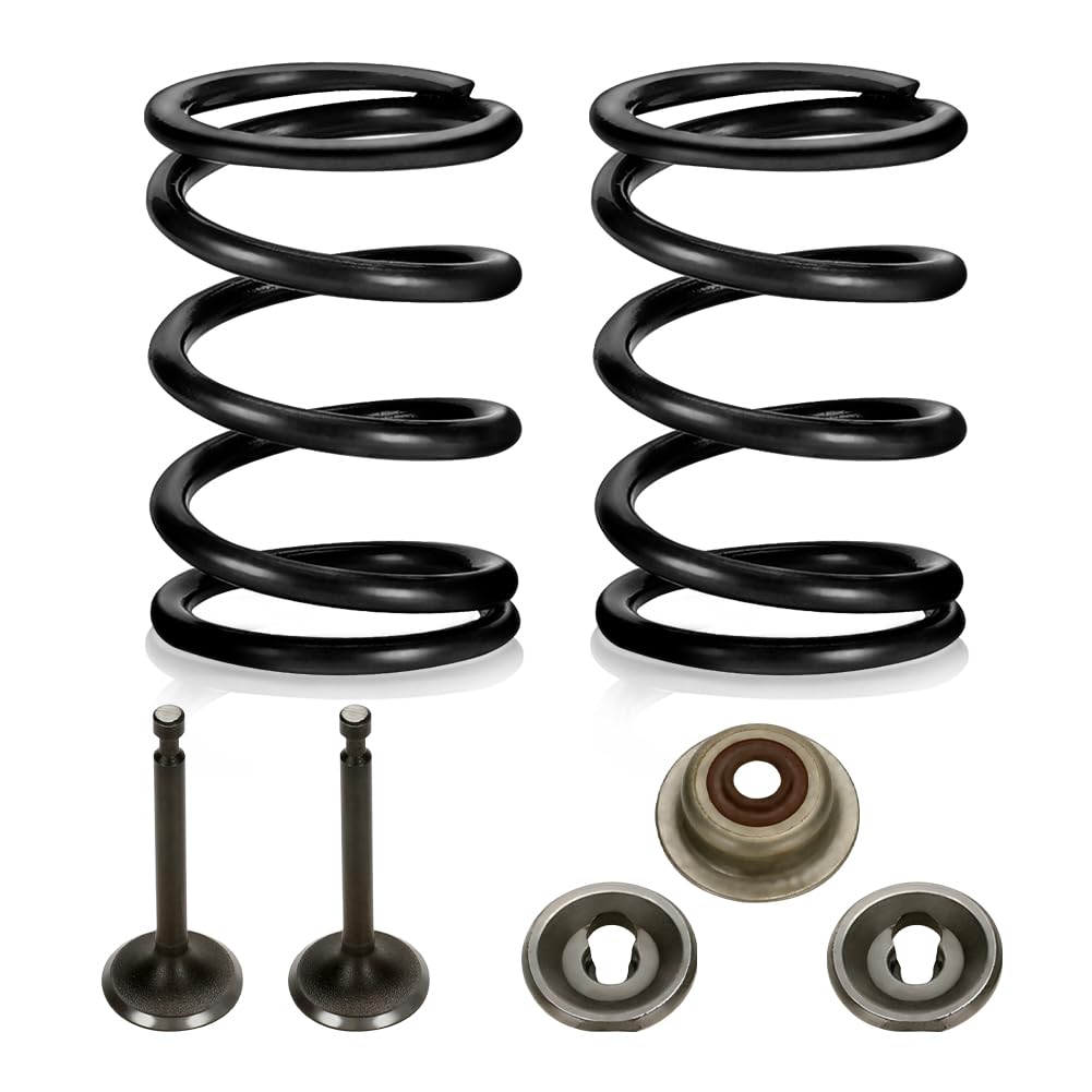 Fvrito 26Lb Valve Springs With Retainer Kit For Predator 212Cc 196Cc 224Cc Honda Gx160 Gx200 Non Hemi 5.5Hp 6.5Hp Ohv Clone Engine Powerhorse Coleman Ct200U Bt200X Mini Bike Go Kart Performance Parts