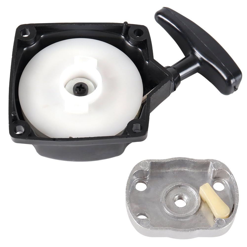 Recoil Starter Pull Start & Pawl Claw Cog Replacement Parts for 2 Stroke ATV Pocket Rocket Bike Motor 50cc Dirt Bike Gas Scooter
