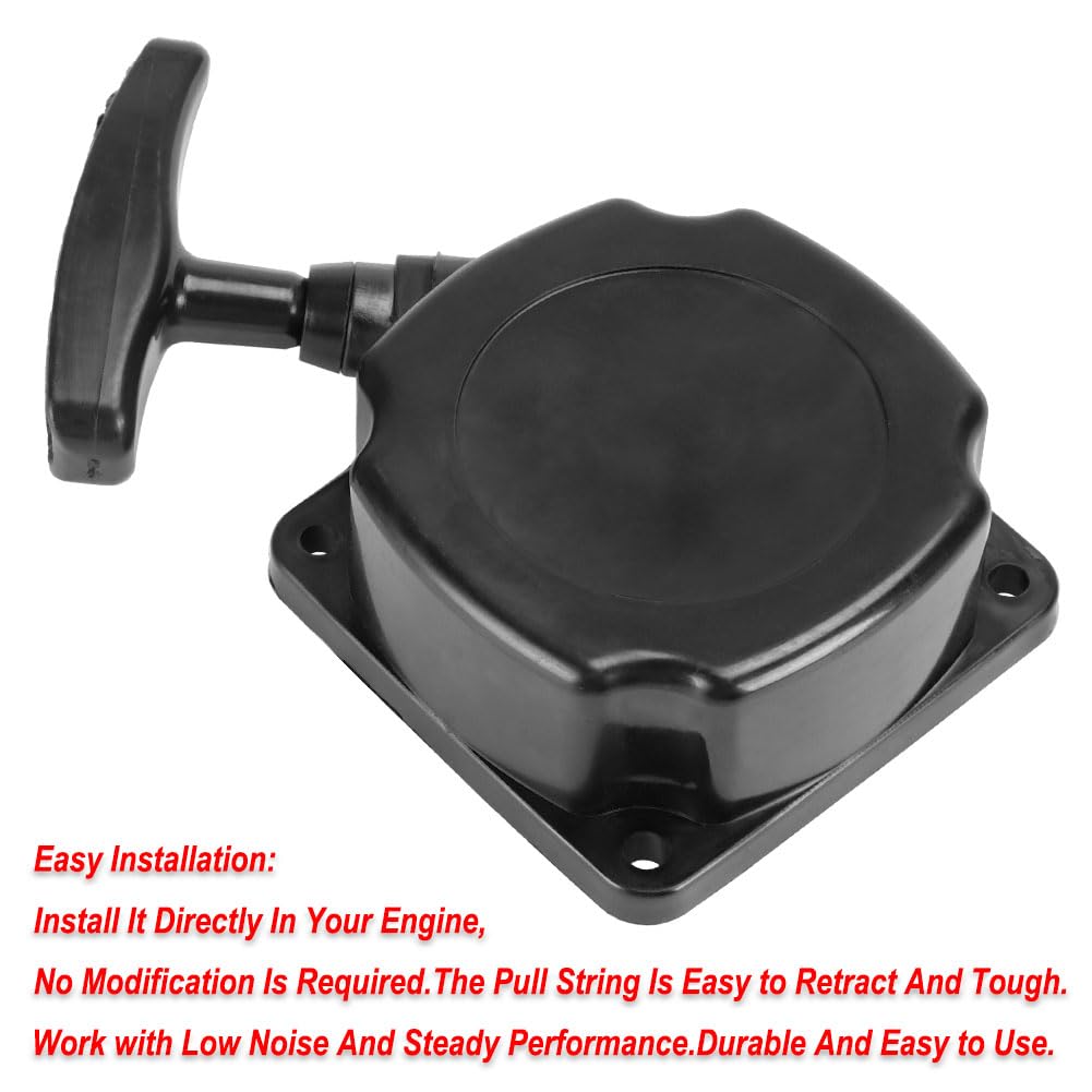 Recoil Pull Starter Replace for 33cc 43cc 47cc 49cc 50cc Engine Pocket Bike Gas Scooter X1 X2 X8 Dirt Bike Chopper ATV Quad Eart