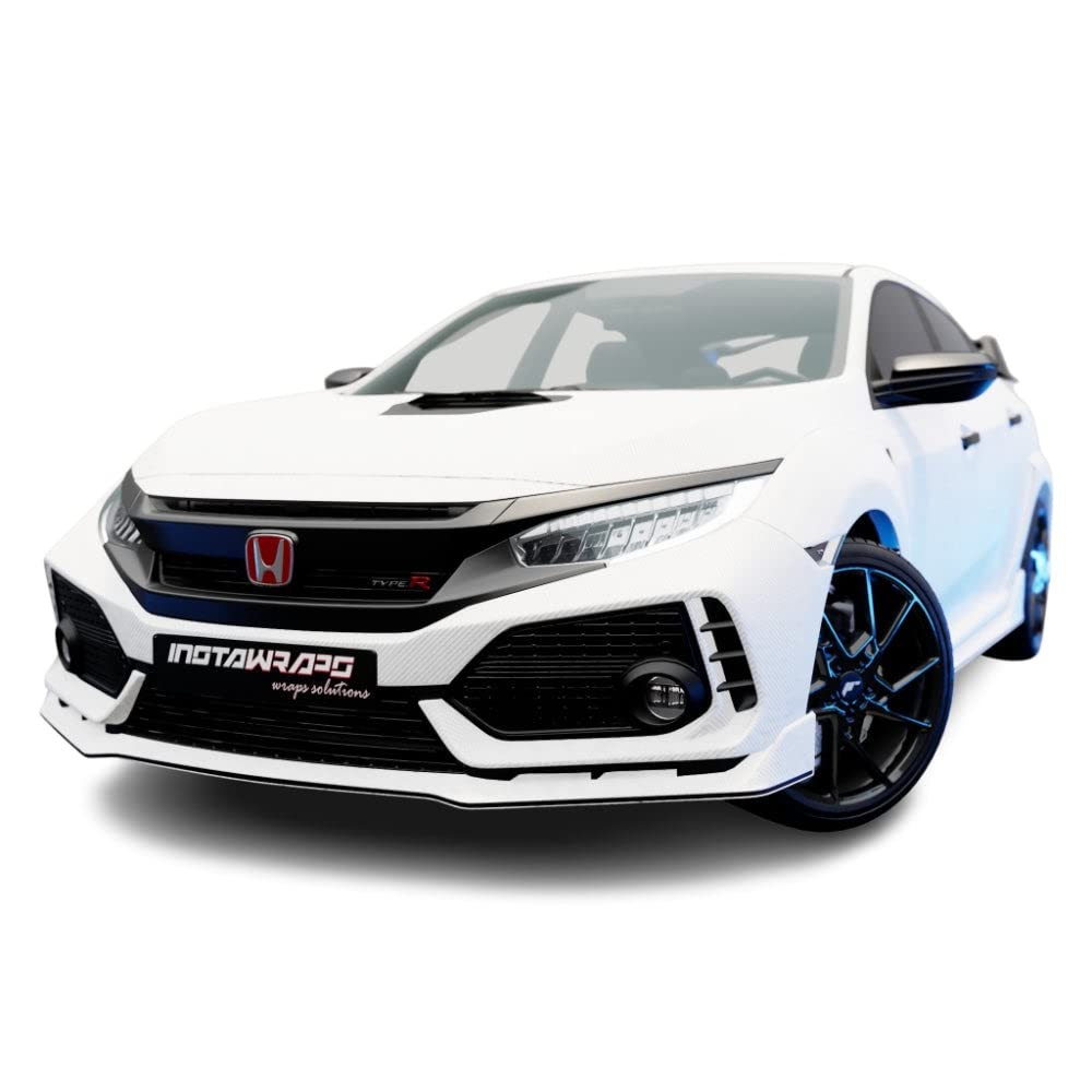 3M Car Wrap Roll 2080 White Carbon Fiber | Cfs10 | (Sample 3In X 5In) | Automotive Vinyl Wrap For Cars - Car Interior Wrap & Ext