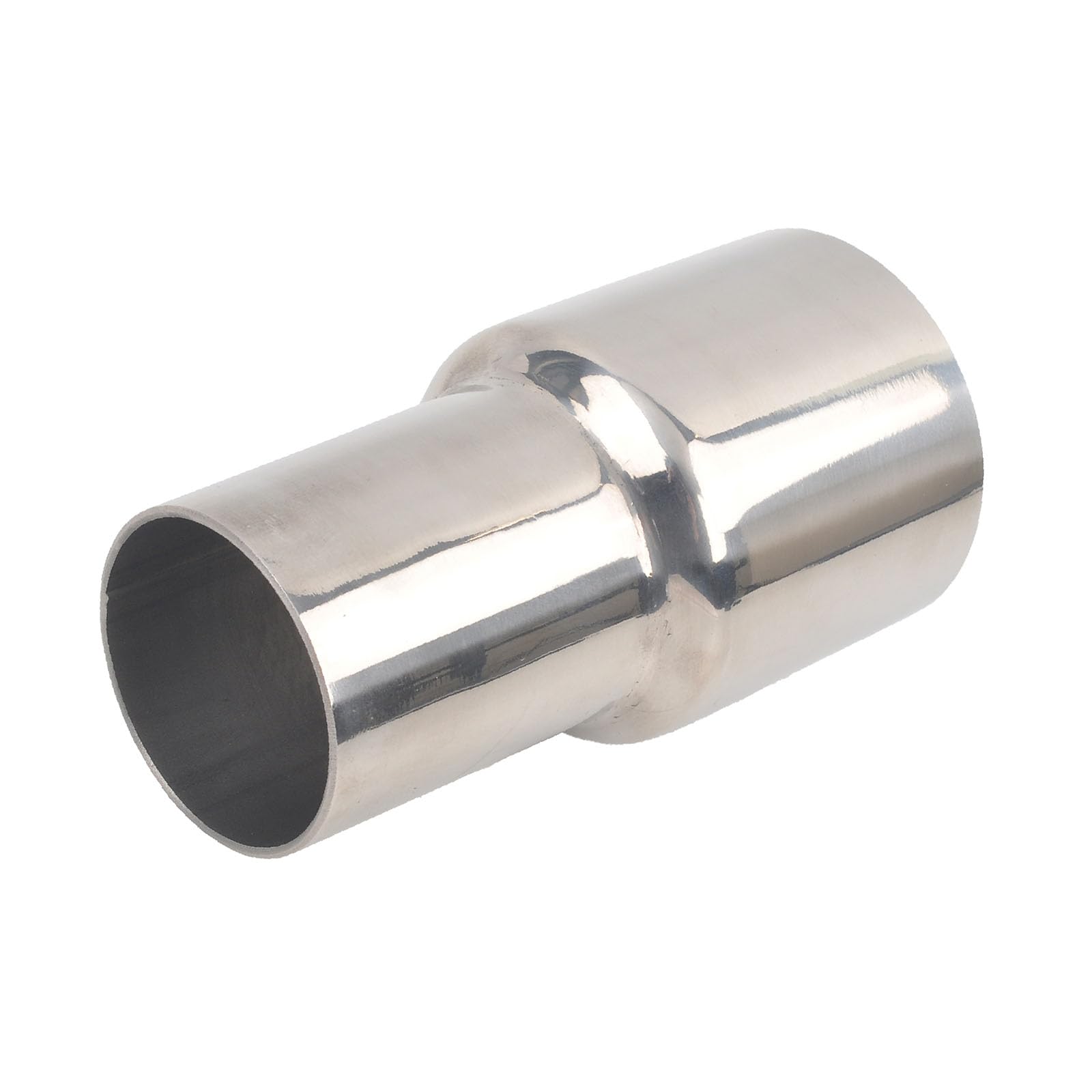 BATONECO OD 3.5 Inch to OD 4 Inch Exhaust Pipe to Component Pipe Adapter Reducer 3.5'' OD to 4'' OD Polished Stainless Steel 4''